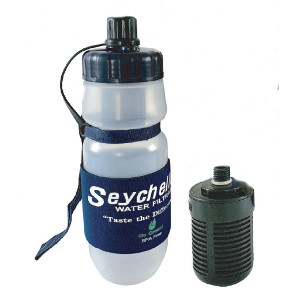 セイシェル携帯浄水器スタンダード　ボトル本体＋交換用フィルターセット