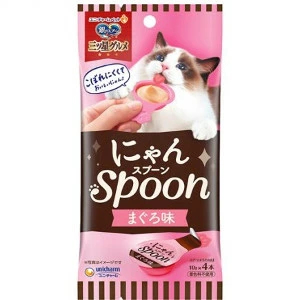 ユニ・チャーム 銀のスプーン 三ツ星グルメ 猫用 おやつ にゃんSpoon まぐろ味 10g×4本入 4520699694718 ※48個ロット