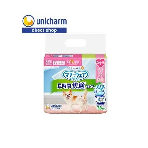 ユニ・チャーム マナーウェア 長時間快適オムツ女の子用SSS38枚 4520699699782 ※2ケース 24個ロット